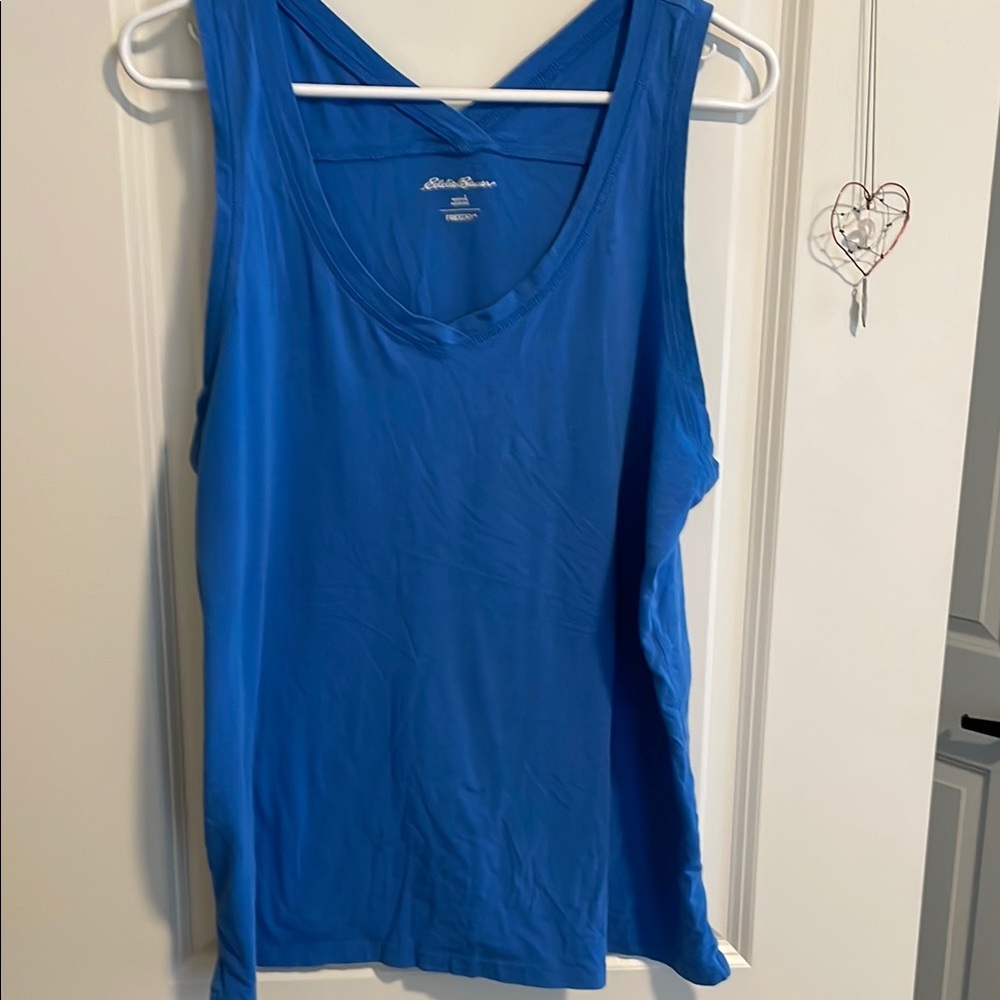 Eddie Bauer Women's Blue Tank Top